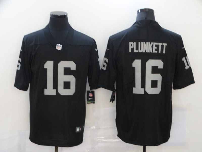 Men Oakland Raiders #16 Plunkett Black Nike Vapor Untouchable Limited 2020 NFL Nike Jerseys->oakland raiders->NFL Jersey